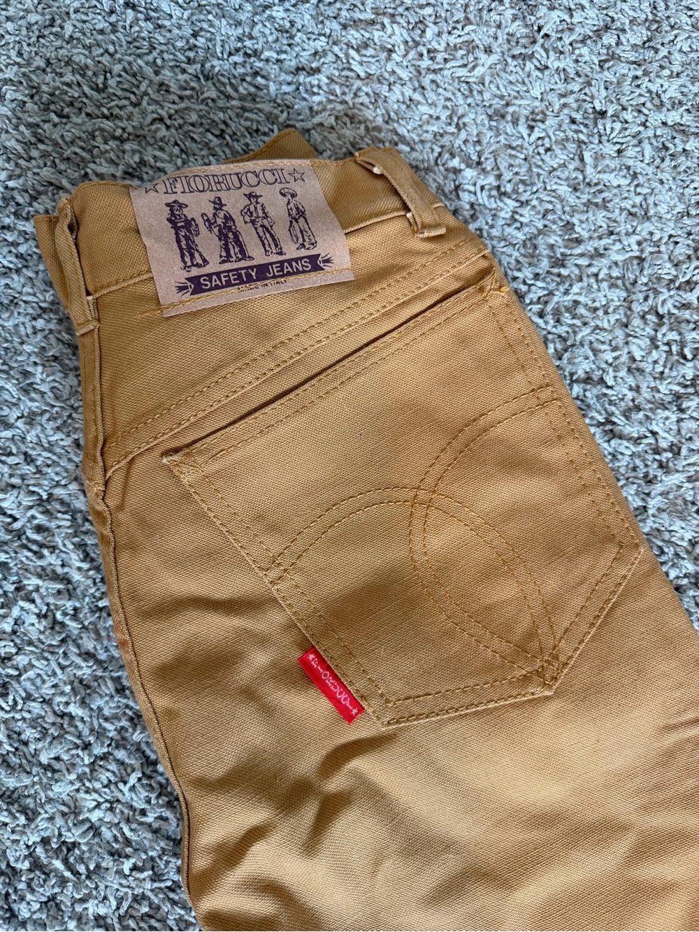 Fiorucci women’s Tan Safety Jeans - Workwear Style
